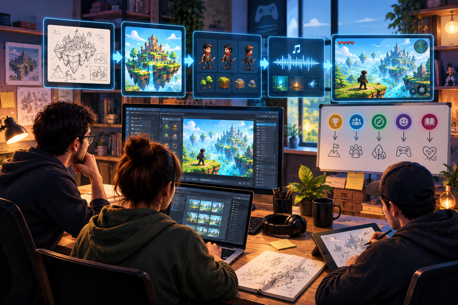 AI Game Development Ideas for Small Creative Teams